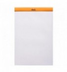 BLOC NOTES RHODIA 210X318mm UNI BLANC 80G