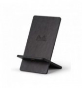 SUPPORT TELEPHONE MOBILE SIMILI CUIR RHODIARAMA NOIR