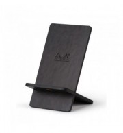 SUPPORT TELEPHONE MOBILE SIMILI CUIR RHODIARAMA NOIR