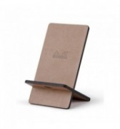 SUPPORT TELEPHONE MOBILE SIMILI CUIR RHODIARAMA TAUPE