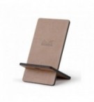 SUPPORT TELEPHONE MOBILE SIMILI CUIR RHODIARAMA TAUPE
