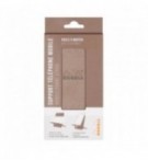 SUPPORT TELEPHONE MOBILE SIMILI CUIR RHODIARAMA TAUPE