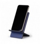SUPPORT TELEPHONE MOBILE SIMILI CUIR RHODIARAMA BLEU NUIT