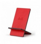 SUPPORT TELEPHONE MOBILE SIMILI CUIR RHODIARAMA COQUELICOT