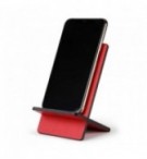 SUPPORT TELEPHONE MOBILE SIMILI CUIR RHODIARAMA COQUELICOT