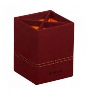 POT A CRAYONS SIMILI CUIR RHODIARAMA LIE DE VIN