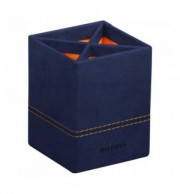 POT A CRAYONS SIMILI CUIR RHODIARAMA BLEU NUIT