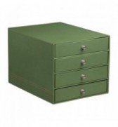 TRIEUR 4 TIROIRS SIMILI CUIR RHODIARAMA SAUGE