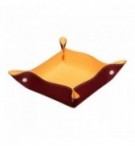 VIDE POCHE SIMILI CUIR RHODIARAMA LIE DE VIN