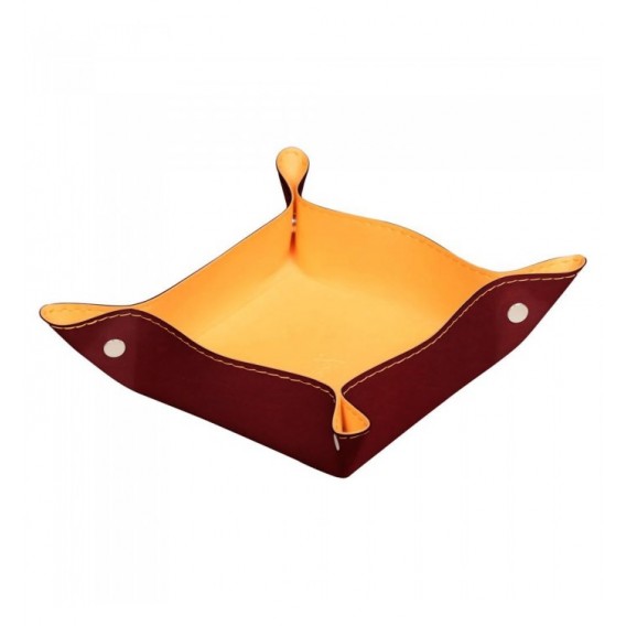 VIDE POCHE SIMILI CUIR RHODIARAMA LIE DE VIN