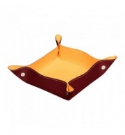 VIDE POCHE SIMILI CUIR RHODIARAMA LIE DE VIN