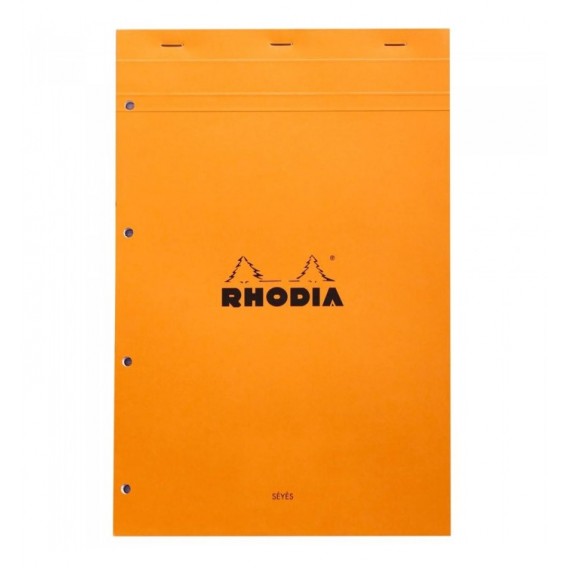 BLOC NOTES RHODIA 210X318mm SEYES PERFORE 80G
