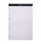 BLOC NOTES RHODIA 210X318mm QUADRILLE 5X5 PERFORE 80G