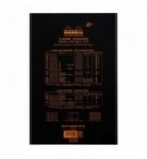 BLOC NOTES RHODIA 210X318mm QUADRILLE 5X5 PERFORE 80G