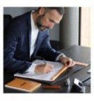 BLOC NOTES RHODIA 420X318mm QUADRILLE 5X5 - 80G