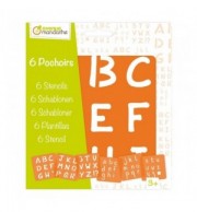 SET 6 POCHOIRS ALPHABET