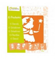 SET 6 POCHOIRS FEES ASSORTIS