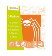 SET 6 POCHOIRS HALLOWEEN