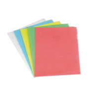 10 POCHETTES COIN TRANPARENTES ASSORTIES EN POLYESTER