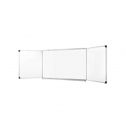 TABLEAU TRIPTYQUE EMAILLE BLANC 120 X 200 cm