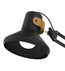 LAMPE BUREAU LED NOIR/BAMBOU