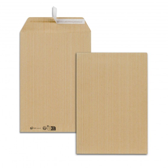 500 POCHETTES KRAFT B5 176X250mm 90G AUTOADHESIVES
