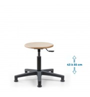 Siege d'atelier bois