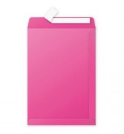 POCHETTE 229X324mm ROSE FUCHSIA AUTO ADHESIVE 120G - PAQUET DE 50