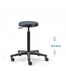 Siède d'atelier POUM Fixe verin haut roulettes blocage en charge