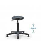 Siède d'atelier POUM Fixe verin moyen patins