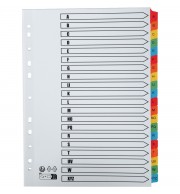 INTERCALAIRES MYLAR A4 ALPHABETIQUES