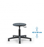 Siege d'atelier ROUND