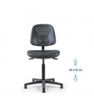 Siège d'atelier SWET Asynchrone verin moyen patins