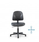 Siège d'atelier SWET contact permanent vérin bas patins