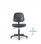 Siège d'atelier SWET fixe vérin bas patins