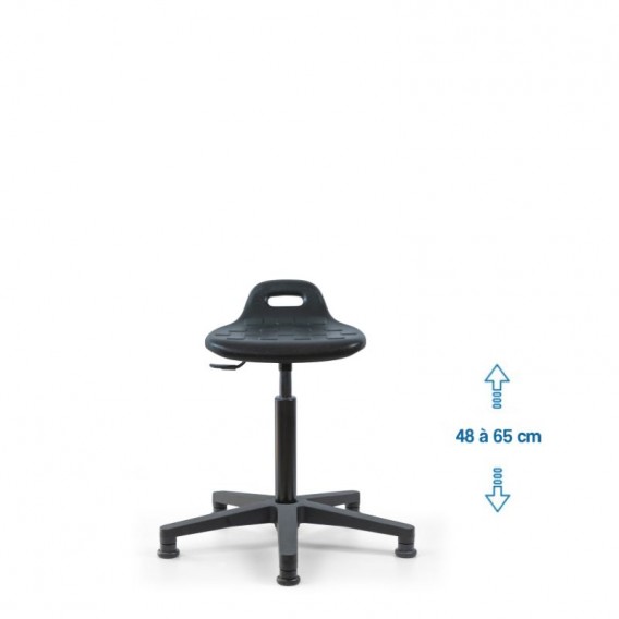 Siège d'atelier TOM Fixe vérin moyen patins
