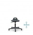 Siège d'atelier TOM Mécanique vérin bas patins