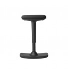 Tabouret assis-debout ergonomique assise noire mecanisme noir
