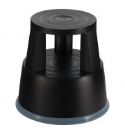 TABOURET ROULANT PLASTIQUE NOIR