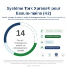 21 PAQUETS 100 ESSUIE MAINS DOUX TORK