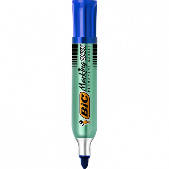 MARQUEUR PERMANENT BIC ONYX 1482 BLEU - POINTE OGIVE