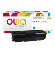 ARMOR CARTOUCHE LASER COMP HP W2031A CYAN / K18642