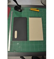 Bloc-notes Kraft Spirale 170X297mm 200G 30 feuilles