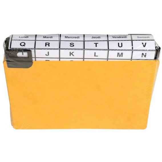 Lot de 24 guides alphabétiques 105x148 avec onglet métallique 13752E