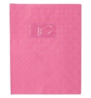 PROTEGE-CAHIER 17X22cm 12/100° ROSE