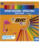 CRAYONS DE COULEUR BIC TROPICOLORS - CLASSPACK DE 216
