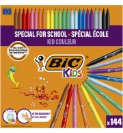 FEUTRES KID COULEUR ASSORTIS POINTE MOYENNE - CLASSPACK DE 144