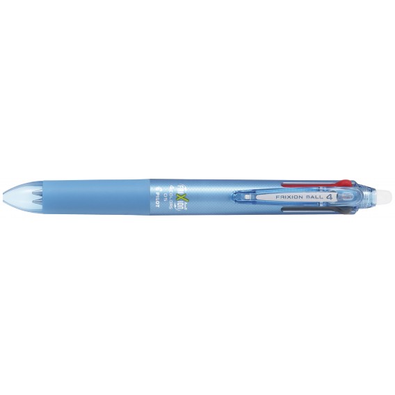 STYLO PILOT FRIXION 4 COULEURS - CORPS BLEU CIEL