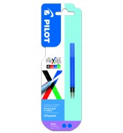 2 RECHARGES PILOT FRIXION 4 COULEURS BLEUES