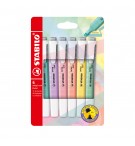 ETUI 6 STABILO SWING COOL - POINTE BISEAUTEE - COUL, PASTEL